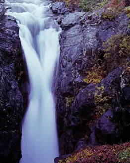 Autumn Prints: Emerson Falls, Lake Clark National Park, Alaska