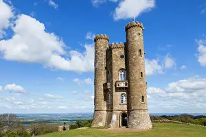 Castles Prints: England, Cotswolds, Worcestershire, Broadway, Broadway Tower