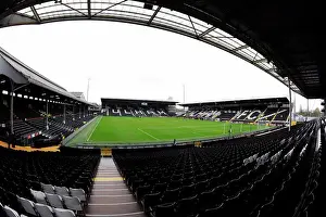 Stadium Prints: England, London, Fulham. Inside Craven Cottage Stadium, home of Fulham Football Club