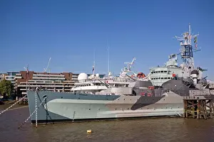 Royal Prints: England, London, HMS Belfast. HMS Belfast