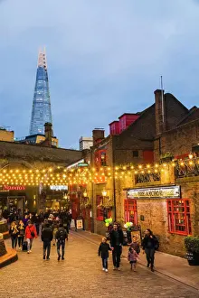 Riverside Prints: England, London, Southwark, London Bridge City, The Anchor Pub and The Shard