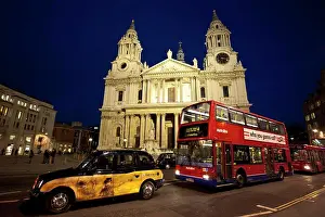 Taxi Prints: England, London, St Paul's