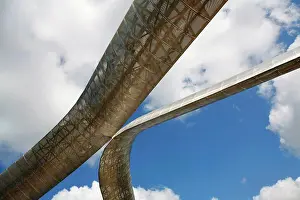 Midlands Prints: England, West Midlands, Coventry. Whittle Arch in Millennium Place