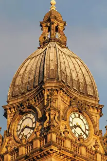 City Hall Prints: England, Yorkshire, Leeds, Leeds Town Hall, The Town Hall Clock