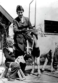 1955 Prints: English Pony Is Mascot Of Danish WAAF's -- Watched by Leslie