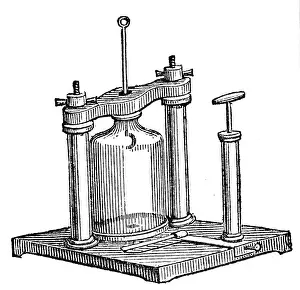Item Prints: Engraving depicting an air condenser