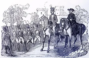 Empire Prints: Engraving depicting the taking Vigo