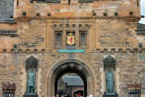 Fort Prints: Entrance gate of Edinburgh Castle, Edinburgh, Scotland, United Kingdom, Europe