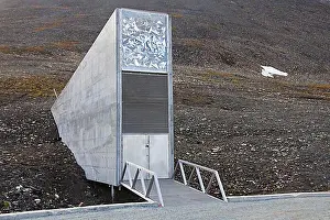 Entrances Prints: Entrance to the Svalbard Global Seed Vault