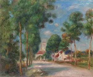 Impressionism Prints: Entree Du Village D'essoyes. Pierre-Auguste Renoir (1841-1919)