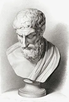 Epicurus, 341-270 BC. Ancient Greek philosopher and founder of the school of philosophy called Epicureanism