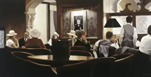Talk Prints: Escaping the Festivities Dale Kennington (20th C./American) Oil on canvas