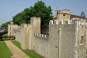 Sight Seeing Prints: Europe, England, London. Tower of London