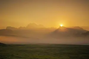 Jaynes Gallery Prints: Europe, Italy, South Tirol. Sunrise on the Sasso Lungo and Sasso Piatto Mountains