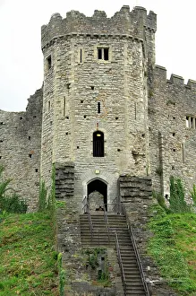 Doorway Prints: Europe, Wales, Cardiff. Cardiff Castle