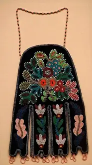 Textile Prints: An example of quillwork by Subarctic peoples