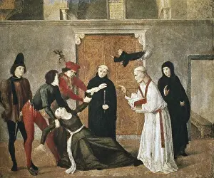 Priest Prints: Exorcism of one possessed by the devil