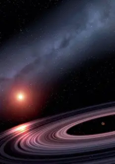 Outer Space Prints: Exoring J1407B - Moons in Creation