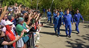 Kazakhstan Prints: Expedition 68 Cosmonaut Hotel Depatrure