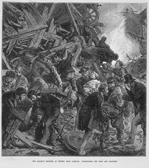 Wounded Prints: Extricating the dead and wounded from the wreckage of the railway accident at Thorpe near Norwich