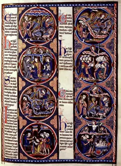 Holy Scripture Prints: Ezekiel's vision / Illumination