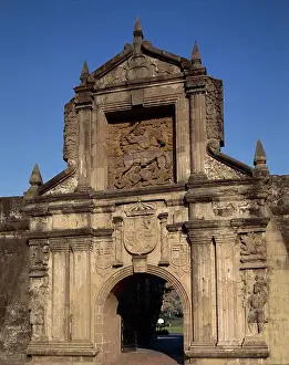 Capital Cities Prints: Facade of a gate, Fort Santiago, Intramuros, Manila, Philippines