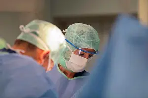 Meyrin Prints: face of a surgeon in the operating room