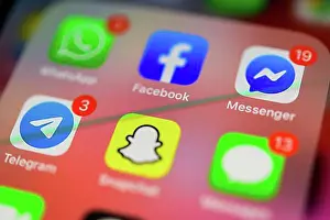 Networks Prints: Facebook, Snapchat, Telegram and WhatsApp