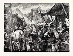 Westminster Prints: FAIR AT WESTMINSTER IN THE FOURTEENTH CENTURY