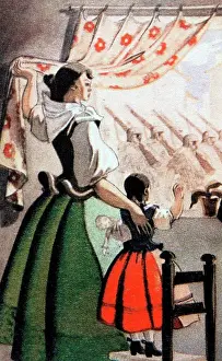 Mother S Prints: A Falangist (pro-fascist)