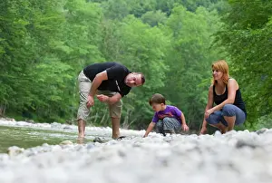 Alps Prints: Familie im Freien, Nationalpark Kalkalpen
