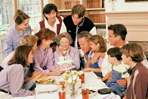 4 5 Years Prints: Family celebrating a birthday party