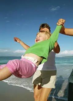 Beaches Prints: Family hanging out