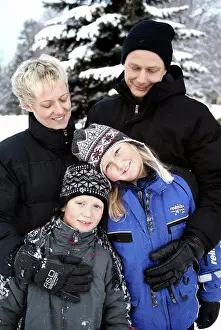 Out Door Prints: Family in winter environment