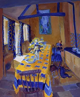 Tableware Prints: Farm House Kitchen by Josephine Trotter (b.1940/British)