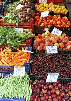 Variety Prints: Farmers market Bunch of fruits and vegetables at farmers market Copyright: xZoonar