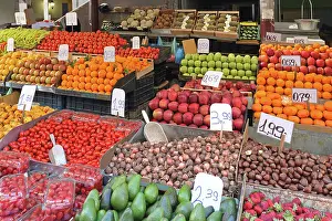 Vegetables Prints: Farmers Market Stall Fruits and Vegetables at Farmers Market Stall Copyright: xZoonar