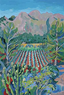 Farmland by Josephine Trotter, 2012. (b.1940/British)