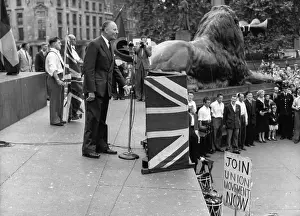 Speech Prints: Fascist Rally in Trafalgar Square