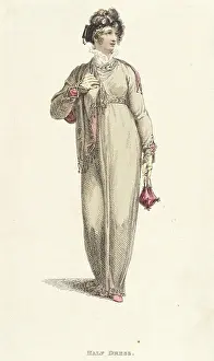 January Prints: Fashion Plate, Half Dress for The Repository of Arts