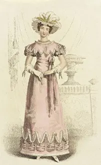 Parisian Prints: Fashion Plate (Parisian Evening Dress)