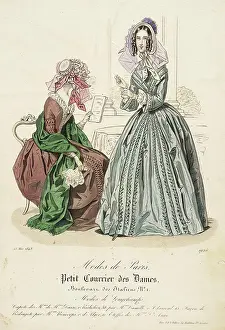 Prints: Fashion Plate for Petit Courrier des Dames'