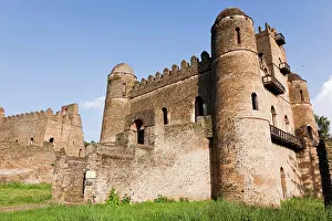 Ethiopia Prints: Fasil Ghebbi, a fortress-like royal enclosure, Gonder, Ethiopia