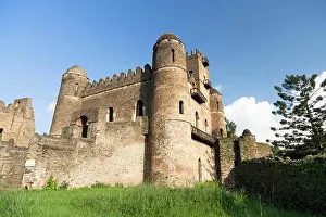 Ethiopia Prints: Fasil Ghebbi, a fortress-like royal enclosure, Gonder, Ethiopia