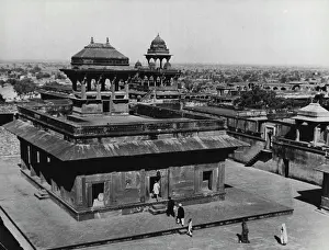 1955 Prints: Fatehpur-Sikri, Akbar's Deserted CapitalJodhbal's Palace