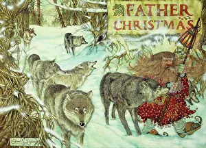 Mature Adult Prints: Father Christmas. Michael Hague (b)