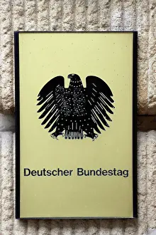 Objekt Prints: Federal eagle, German Bundestag