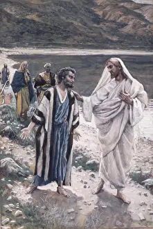 Feed My Lambs (Pais mes brebis) James Tissot (French)