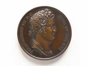 Profil Prints: Ferdinand VII (1784- 1833), King of Spain (March-May 1808 and 1814-1833) Armand-Auguste caked (1793-1881)
