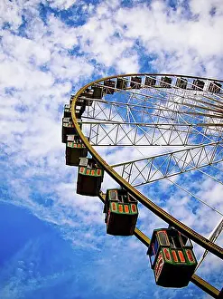 Celebrations Prints: Ferris wheel, Cranger Kirmes funfair